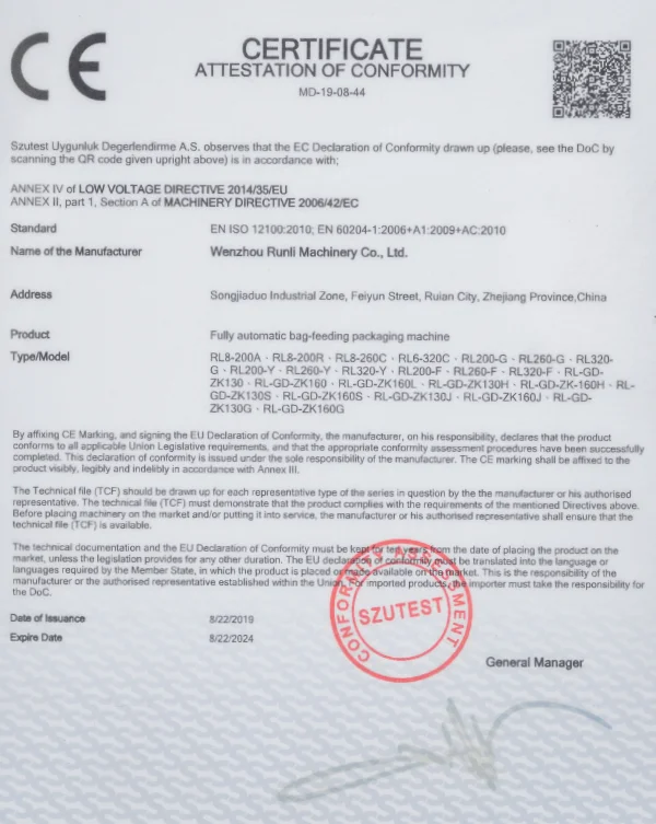 Certificaciones