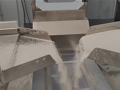 Línea automática de llenado y paletizado de gránulos