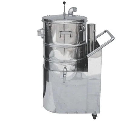 Colector de polvo por vacío de grado alimentario