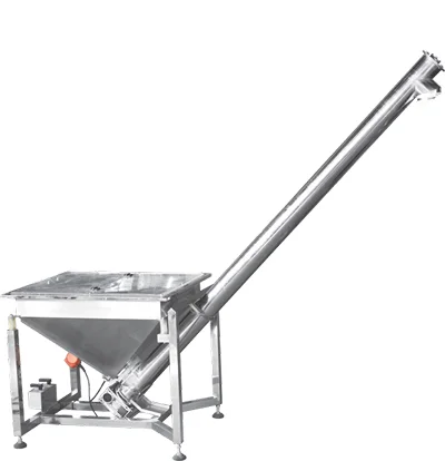 Alimentador de tornillo para polvo